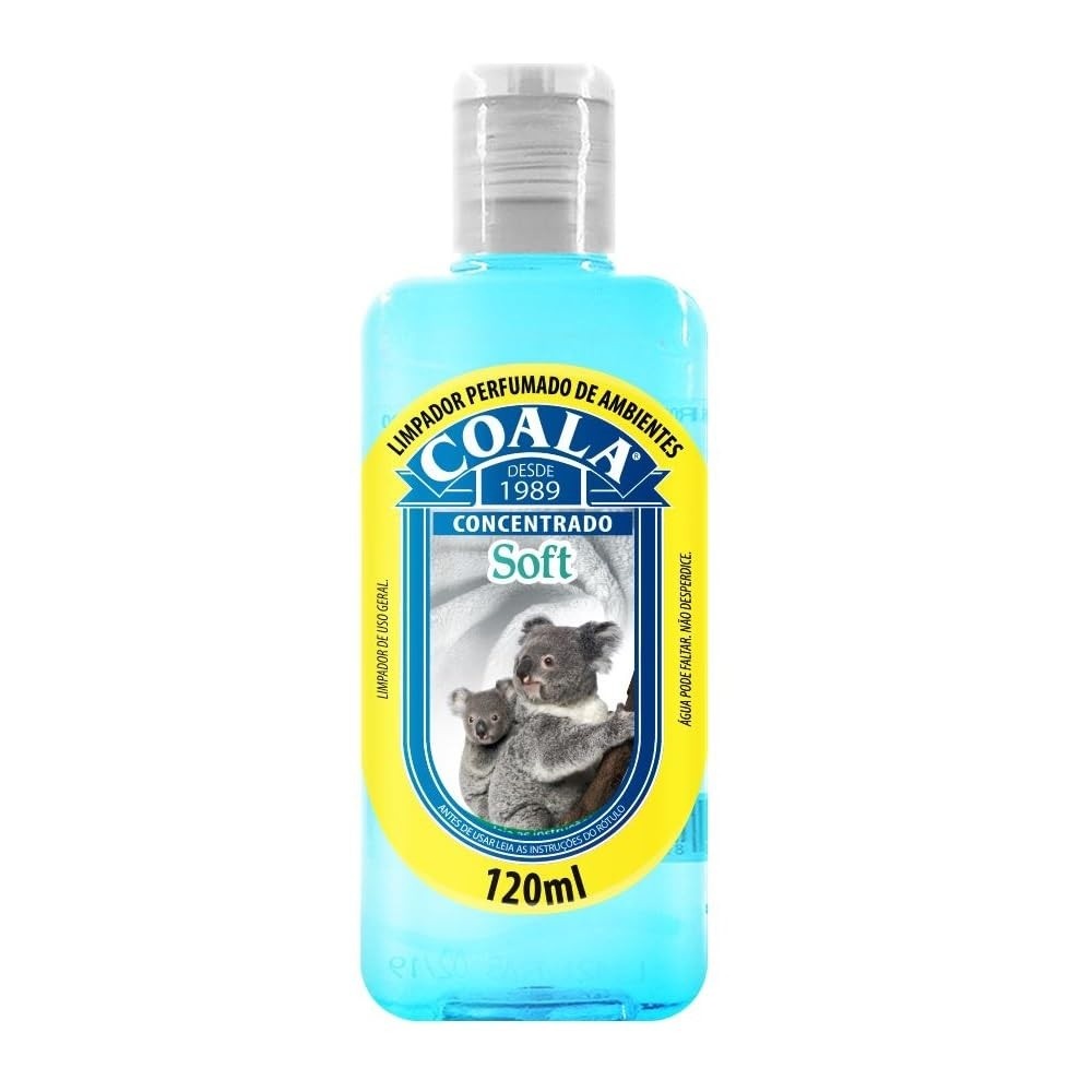 Coala Essencia Limpador Perfumado de Ambiente 120ml Soft - Limpeza com Aroma Encantador