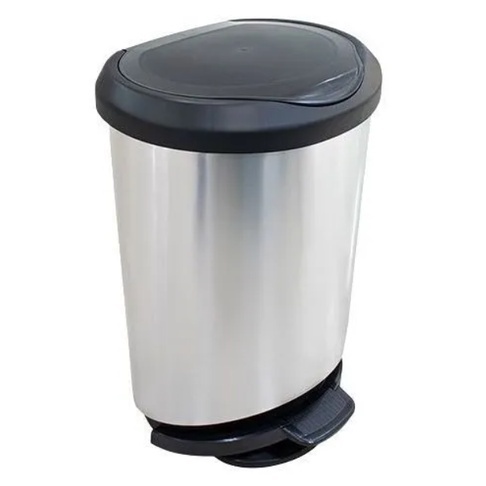 Lixeira 45L com Pedal Inox: Prática e Elegante para Qualquer Ambiente