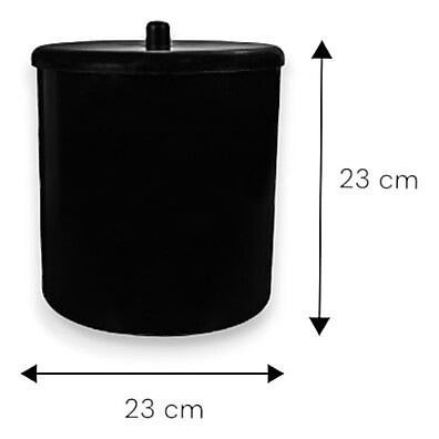 Lixeira 6 Litros Preto: Prática e Estilosa para Qualquer Ambiente