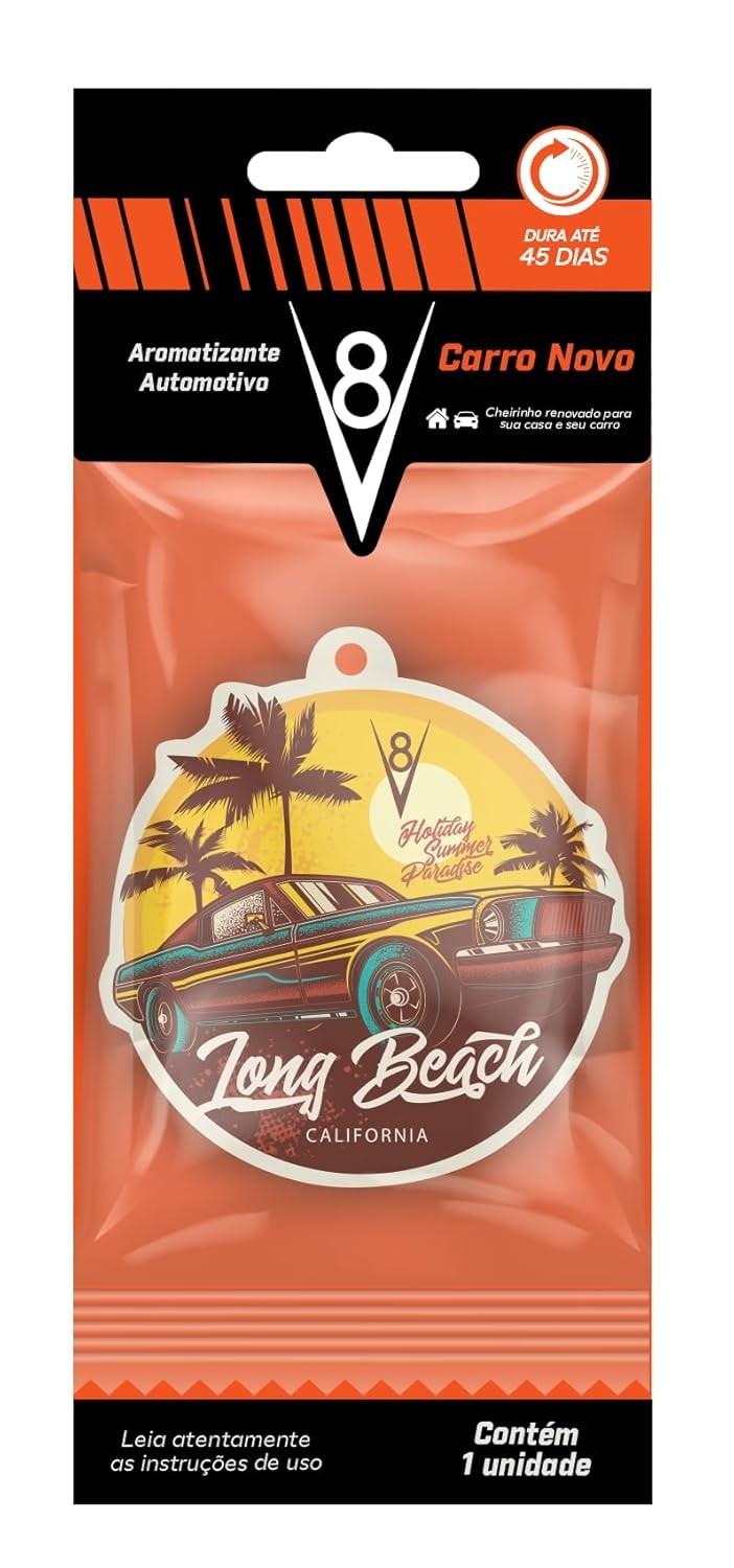 Perfumador de Ambiente V8 Sachê Carro Novo - Aromatizador Duradouro para seu Automóvel