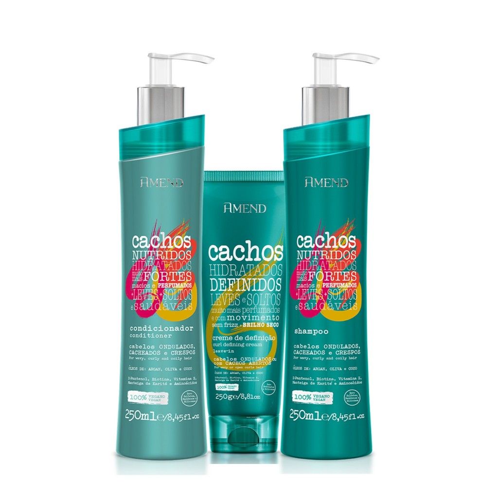 Amend Cachos Abertos: Kit Completo para Cachos Incríveis