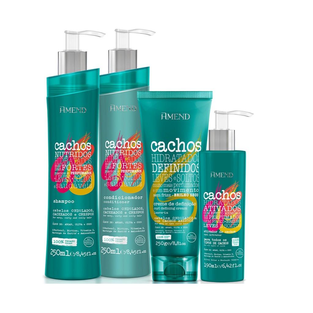 Amend Cachos: Kit Completo para Cachos Incríveis