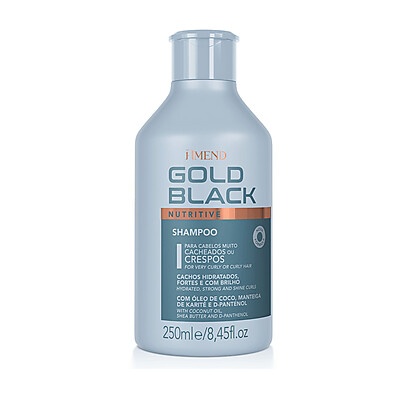 Amend Gold Black: Nutrição Poderosa para Cachos