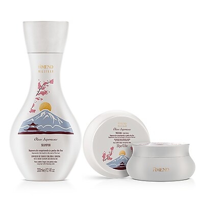 Amend Millenar Óleos Japoneses: Shampoo + Máscara 300ml