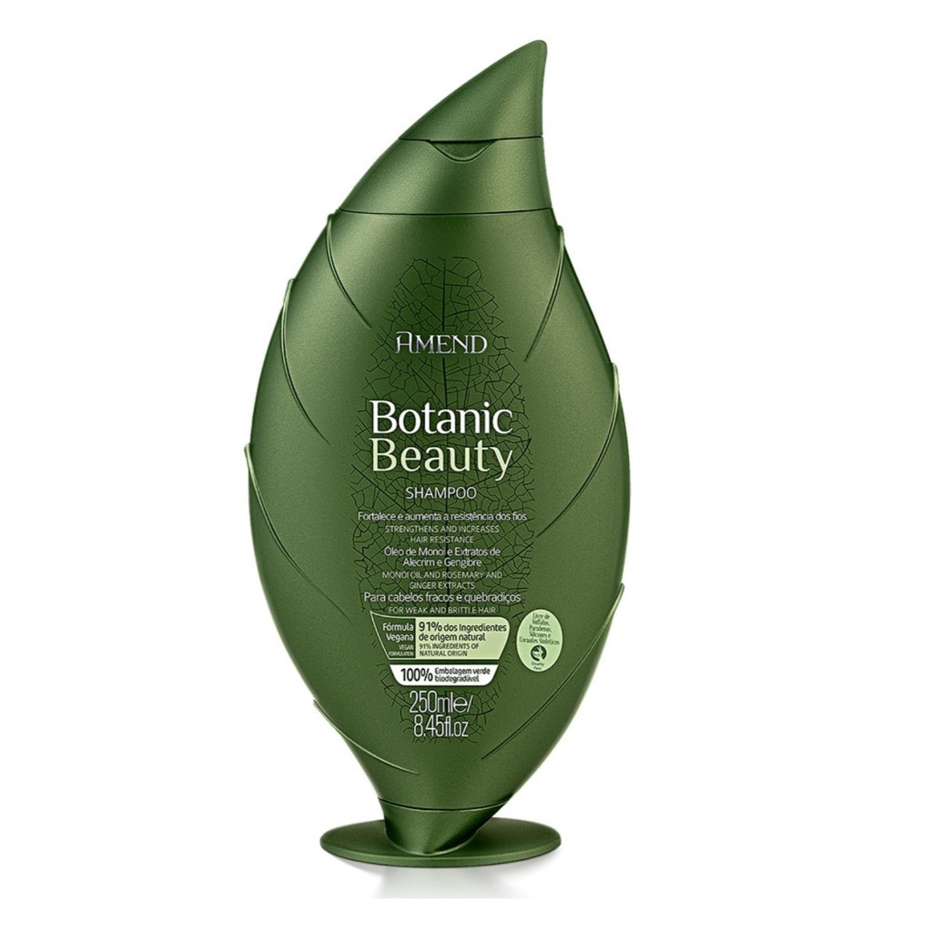 Amend Monoi: Shampoo Vegano para Cabelos Fortes