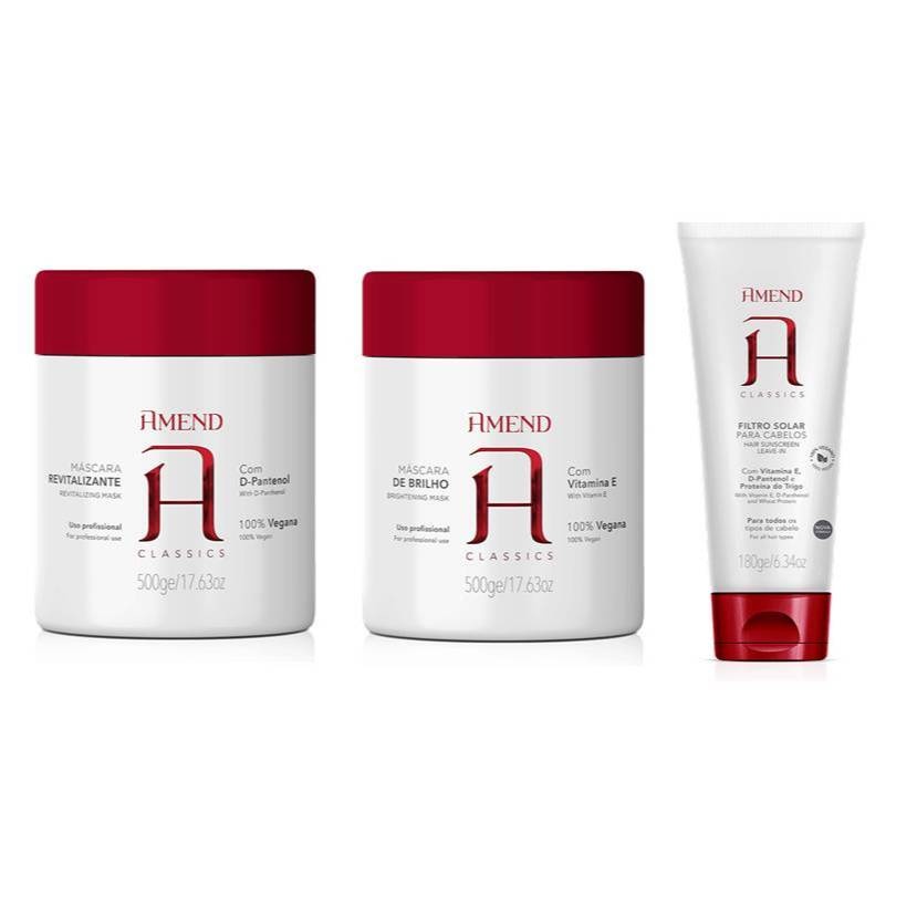 Amend Vitamina Capilar: Kit Completo para Cabelos Radiantes