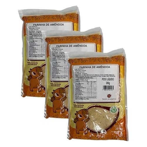 Kit 3X: Farinha de Amêndoa Tainá Alimentos 200g