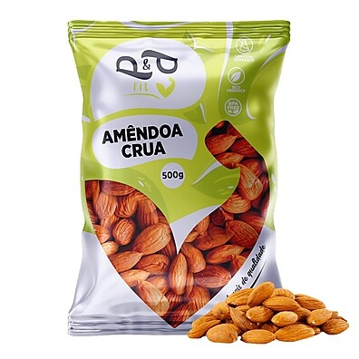 Amêndoa Crua 500g: Sabor e Saúde P&P