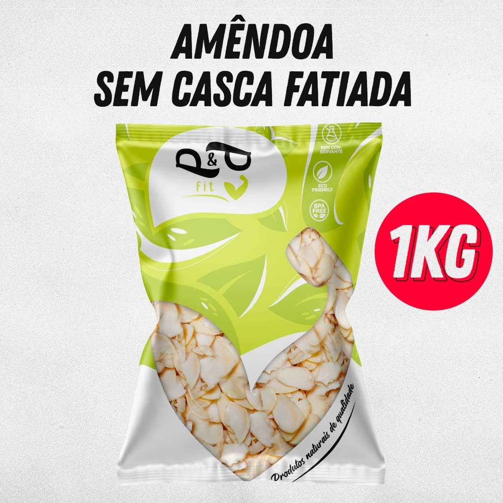 Amêndoa Laminada Premium: Frescor e Qualidade P&P FIT