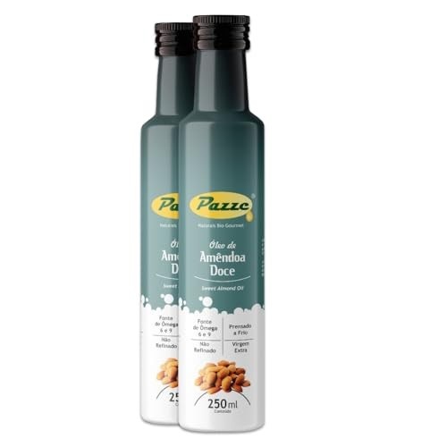 Kit 2 Óleo de Amêndoa Doce Extra Virgem Pazze 250ml