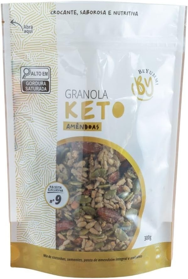 Granola BY KETO Amêndoas(300gr)