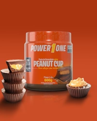 Pasta de Amendoim Peanut Cup - (Power1One) 600g