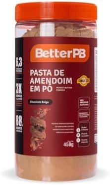 Pasta de Amendoim em Pó Sabor Chocolate Belga – BetterPB – 450g