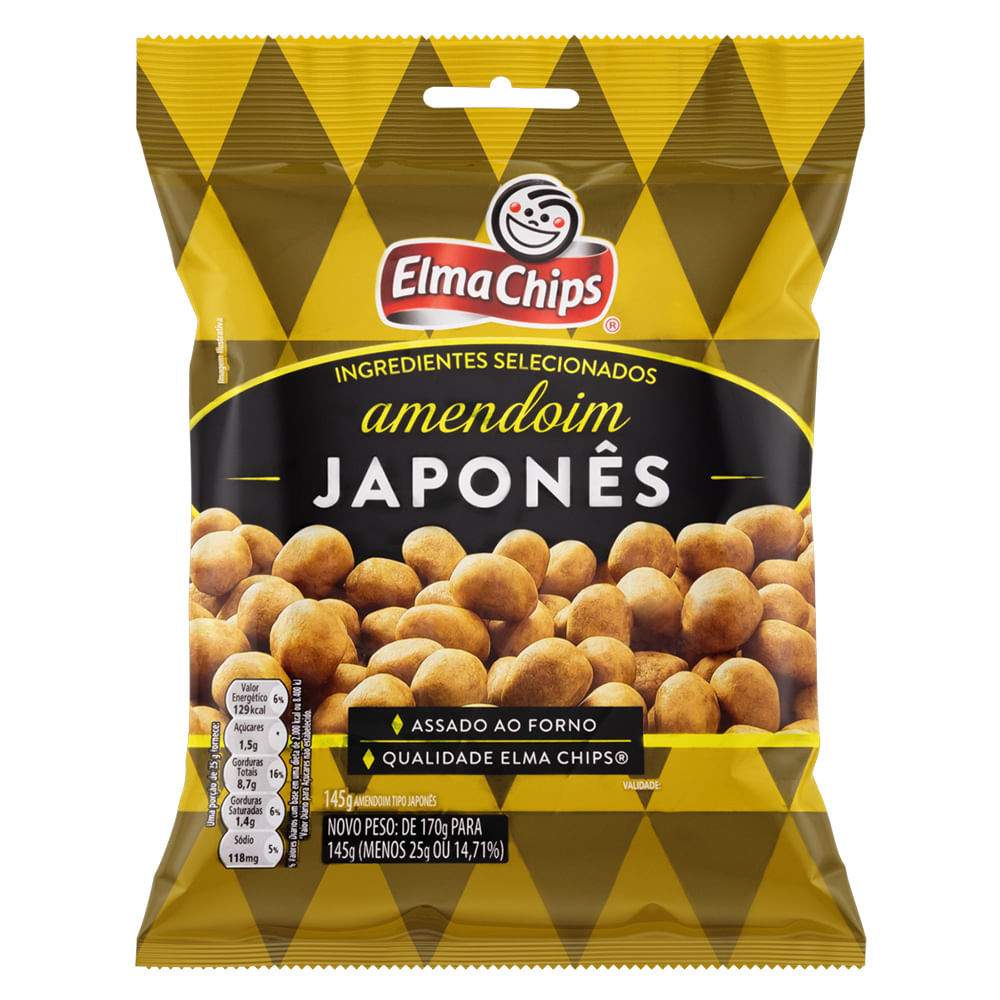 Amendoim Japonês Elma Chips: Crocância Irresistível!