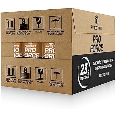 ProForce Piracanjuba: Proteína Amendoim Zero Lactose (12x250ml)