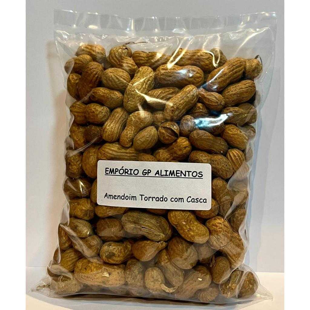 Amendoim Torrado com Casca 1kg: Sabor e Nutrição em Cada Casca!