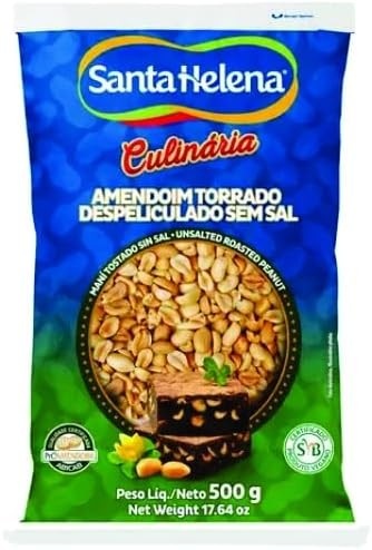 SANTA HELENA AMENDOISSIMO DESCASCADO S/ SAL 500KG 24X500G