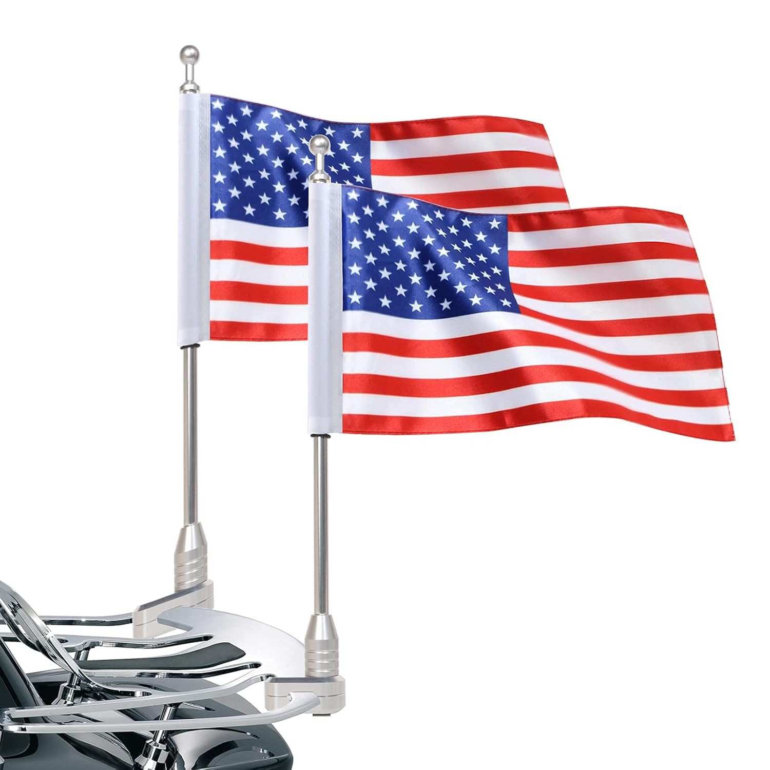 Mastro Decorativo com Bandeira Americana para Honda Goldwing GL1800 (2001-2012) - Estilo e Patriotismo na Sua Moto