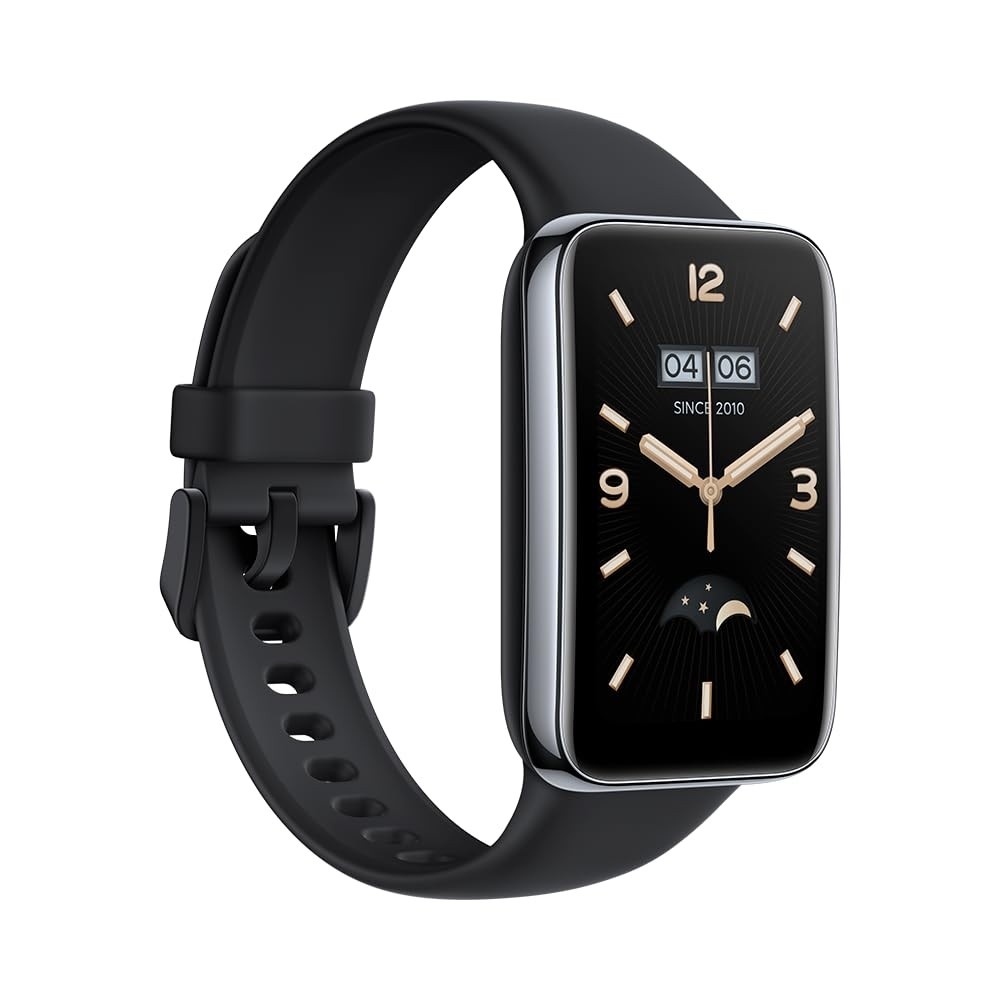 Smartband Xiaomi Mi Band 7 Pro (Preto) - Tela AMOLED, GPS Integrado e Bateria de 12 Dias