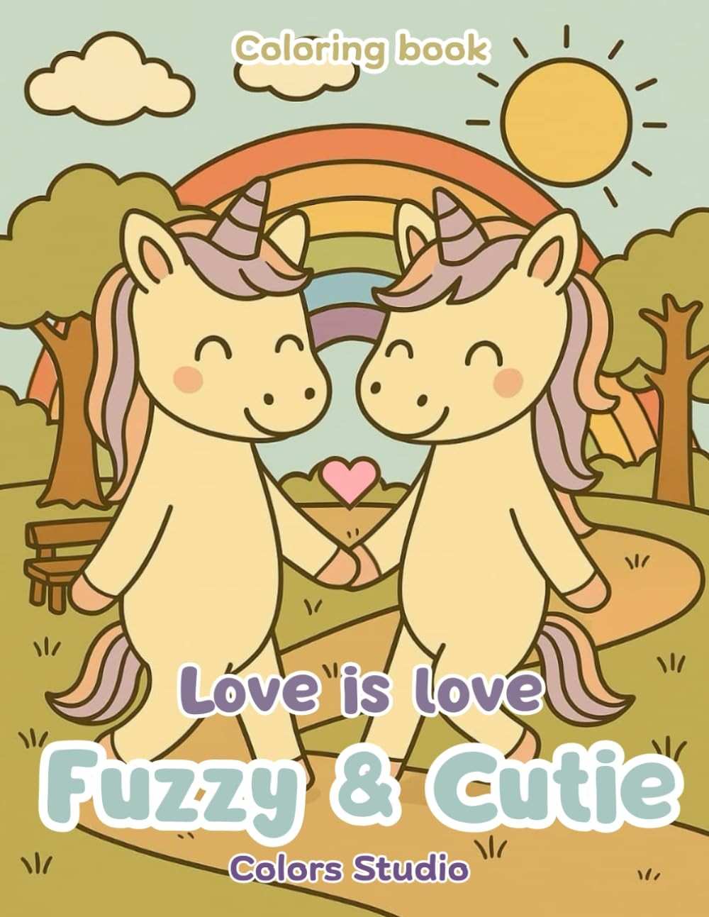 Livro de Colorir Fuzzy & Cutie: Love is Love - Momentos de Amor e Criatividade