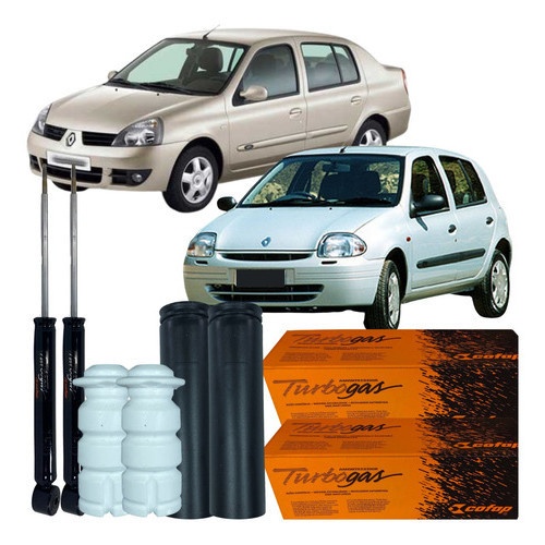 Amortecedor Traseiro Clio: Kit Completo e Original