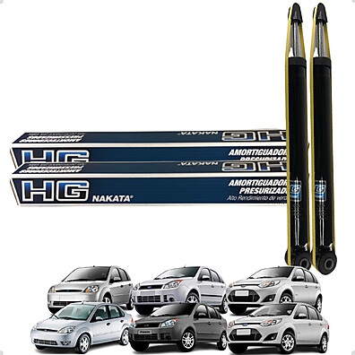Amortecedor Traseiro Nakata: Fiesta Zetec Rocam
