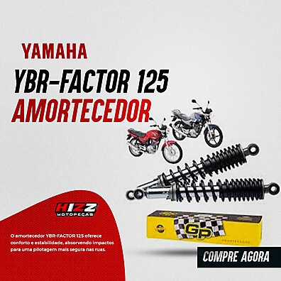 Amortecedor YBR 125 GP7: Mais Controle e Conforto!