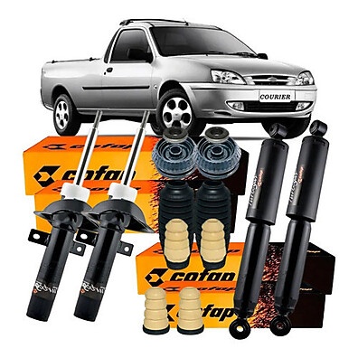 Amortecedores Courier: Kit Original Cofap + V8