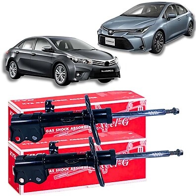 Amortecedores Dianteiros KYB para Toyota Corolla 1.8/2.0 2015-2019 – 2 Anos de Garantia