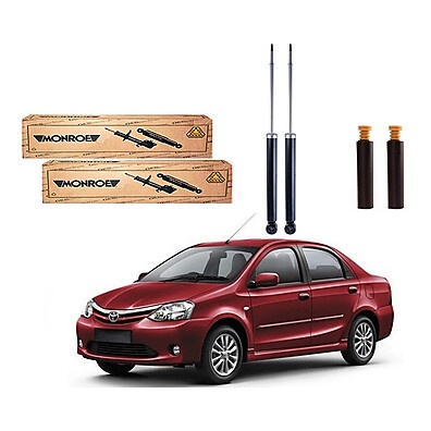 Amortecedores Etios: Kit Traseiro Completo 2012-2019