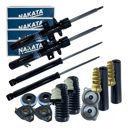 Amortecedores Fiesta Zetec/Rocam: Kit Completo Nakata + V8