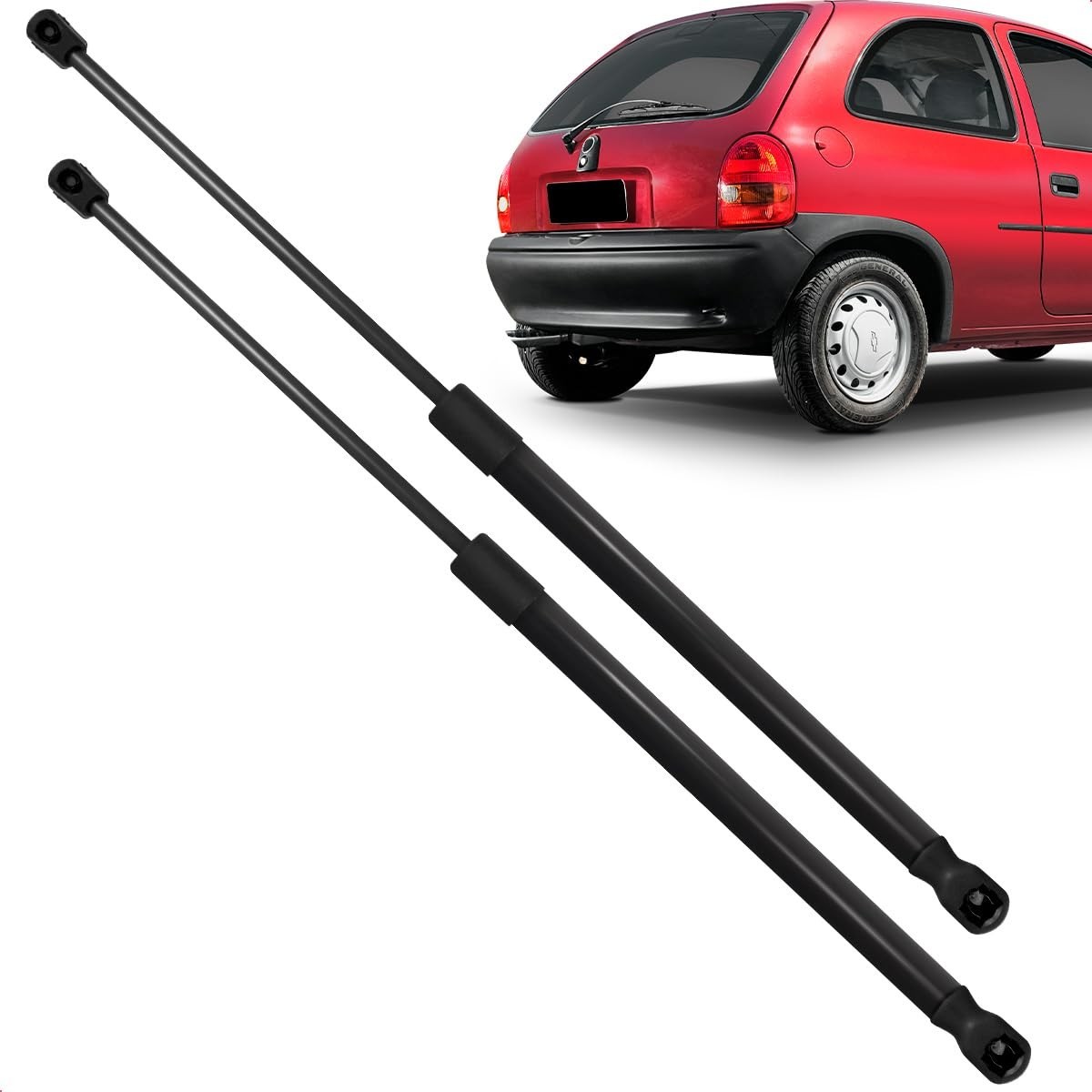 Par Amortecedores Porta Malas Corsa Hatch 1994-2002 - Qualidade e Durabilidade