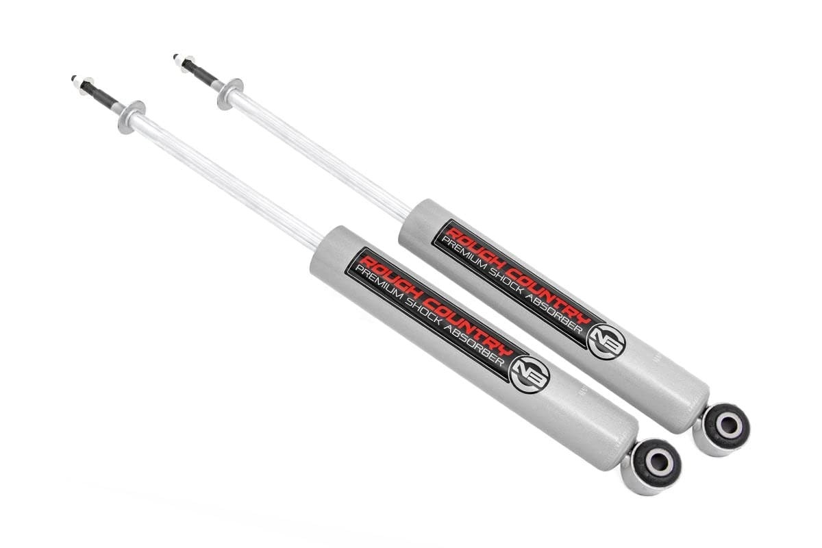 Amortecedores Dianteiros Rough Country N3 1.25"-6.35" para Jeep Wrangler JK (07-18) - Performance e Durabilidade