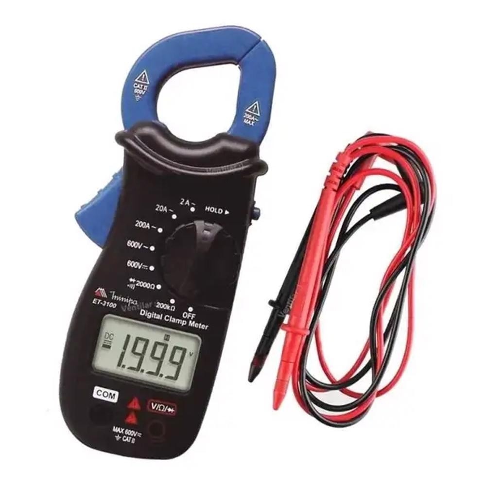 Amperímetro Digital ET-3100: Meça Corrente com Precisão!