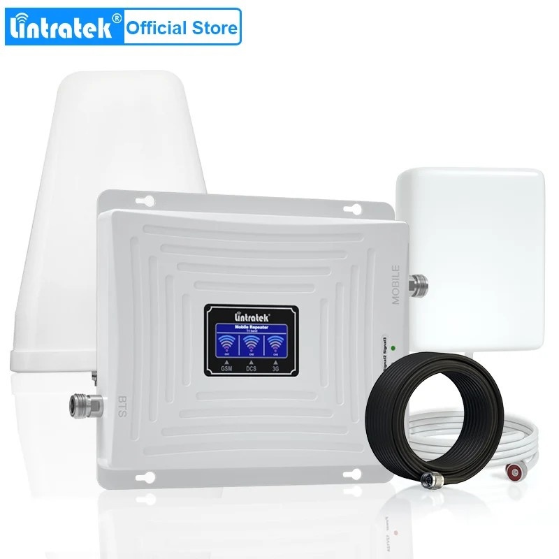 Amplificador de Sinal Celular Tri-Band: 2G/3G/4G