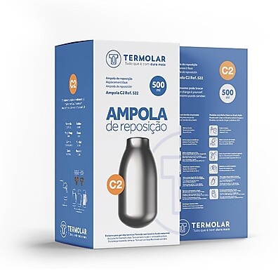 Ampola de Vidro 500mL para Reposição - Magic Pump e Lúmina