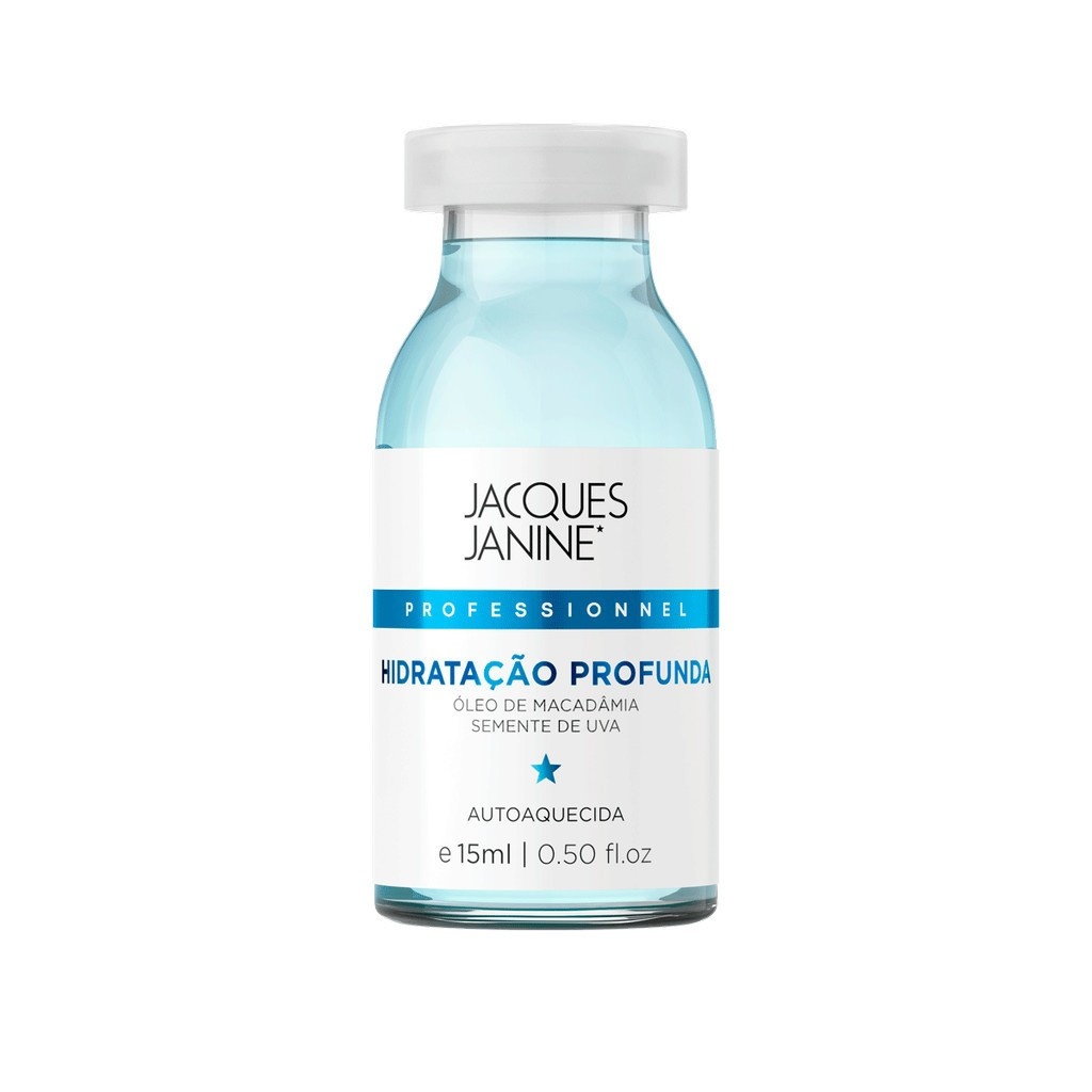 Ampola Jacques Janine: Hidratação Antifrizz Profunda