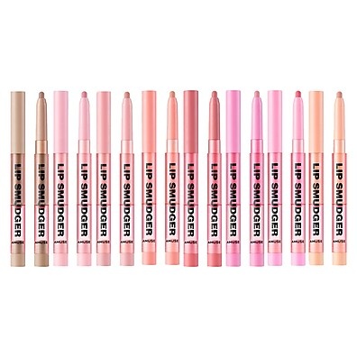 Amuse Lip Smudger: Lápis Labial Coreano de Longa Duração com 8 Cores