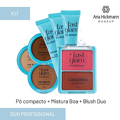 Ana Hickmann Fast Glam: Kit Rosto Completo