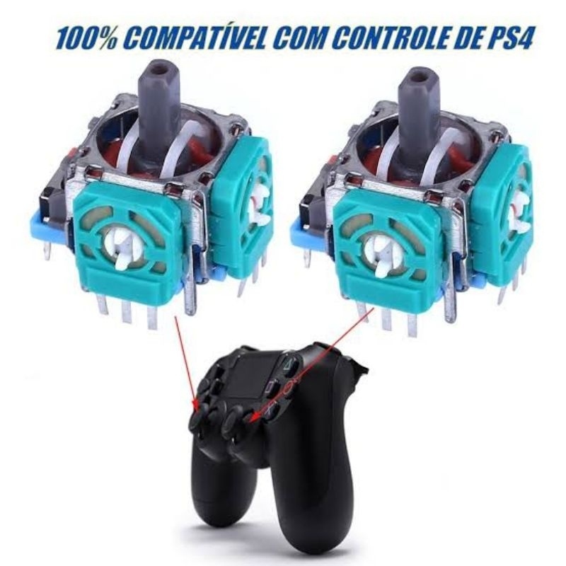 Analógico Controle PS4/Xbox One com Precisão