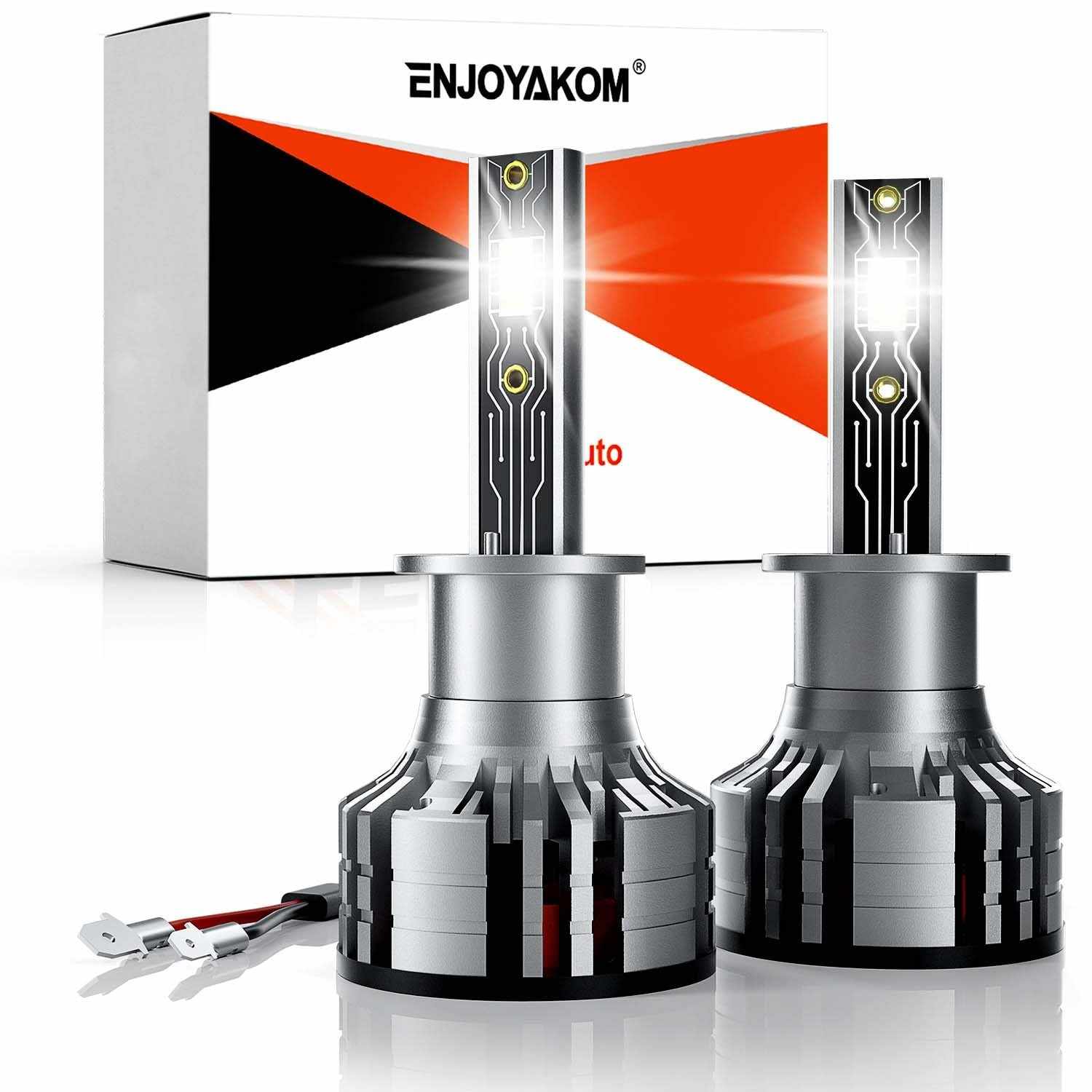 Lâmpadas LED Hyundai Sonata 2002-2010: Brilho 600% Superior, 6500K Branco Puro, Plug and Play (Par)