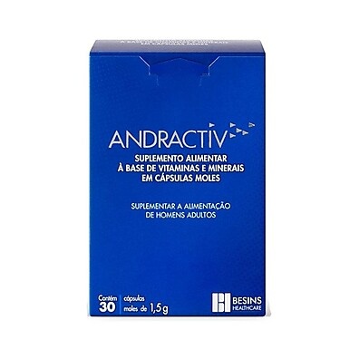 Andractiv: Saúde Masculina em 30 Cápsulas