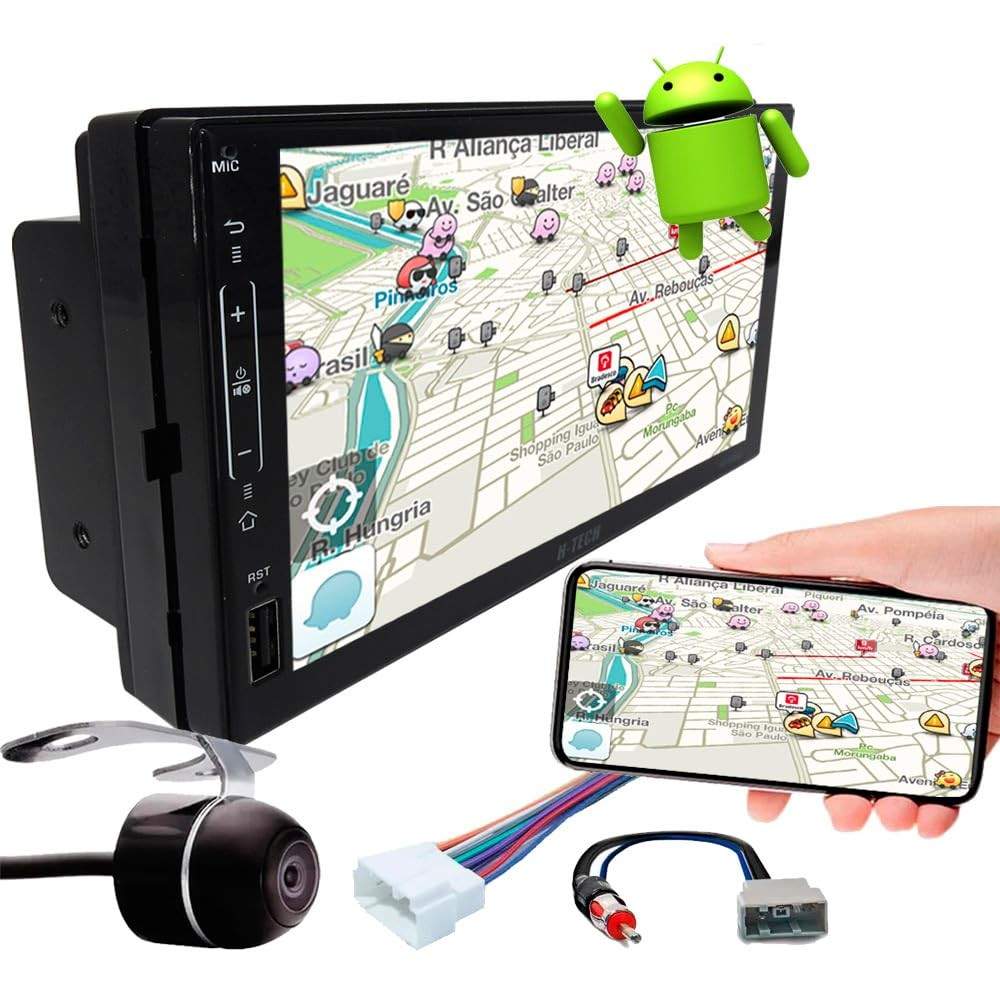 Central Multimídia Android 7" para Nissan Versa e March (2012-2021) com GPS, Espelhamento e Câmera de Ré