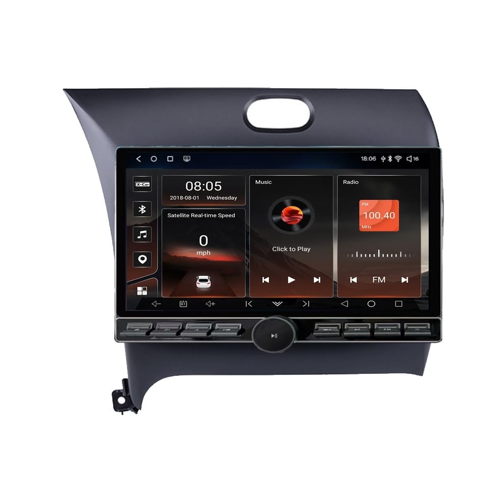 Central Multimídia Android 15 4G+64G para Kia Cerato K3 Forte (2013-2018) com Carplay Sem Fio, Android Auto e Tela IPS 10.8"