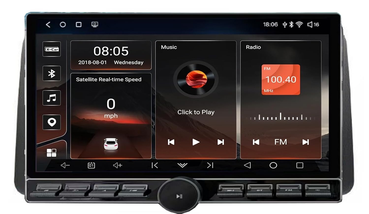 Central Multimídia Android 15 Tesla Style para Dodge Grand Caravan, Chrysler Town & Country e Grand Voyager com Carplay/Android Auto Integrado