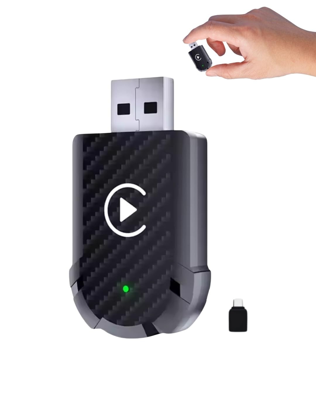 Adaptador Carplay Wireless e Android Auto 2 em 1: Liberdade e Conectividade no Seu Carro!