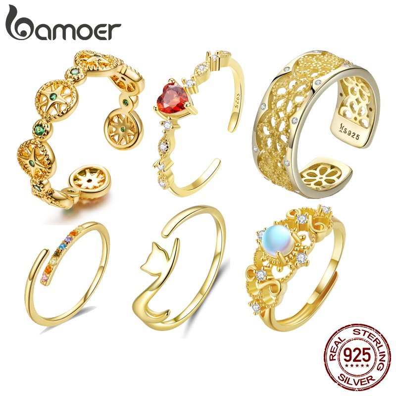Anel Bamoer 925: Elegância Ajustável