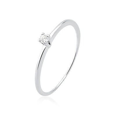 Anel de Prata 925 Solitário: Elegância 2mm