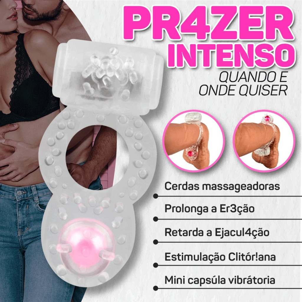 Anel Peniano: Prazer Duplo e Intenso!