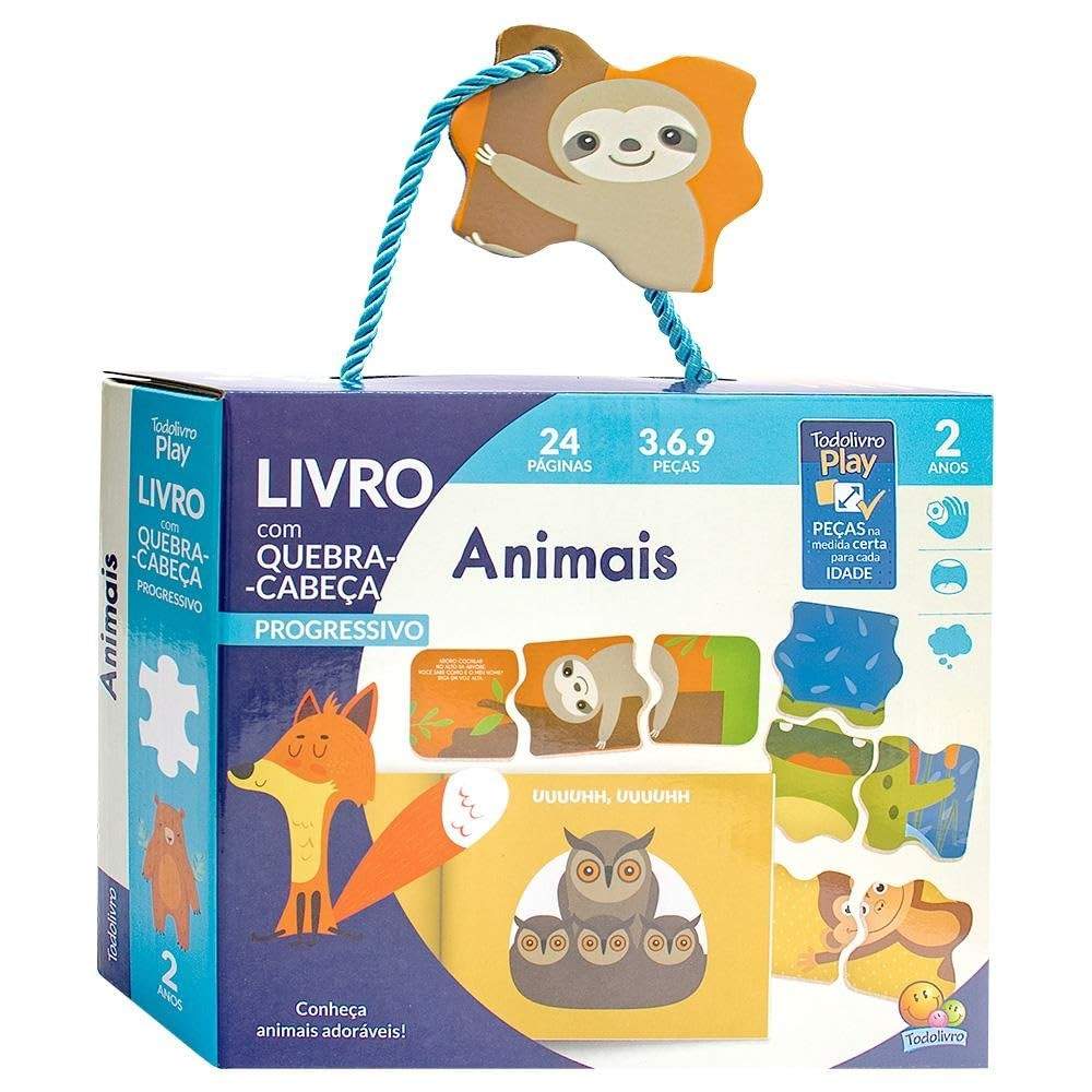 Todolivro Play QC PROG 2A Animais: Aventura Sonora e Cognitiva para Crianças